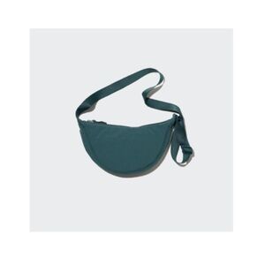 Uniqlo round mini shoulder bag dark green
